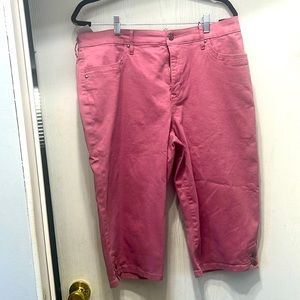 NEW Gloria Vanderbilt Skimmer length mid rise size 16 new with tags capris!